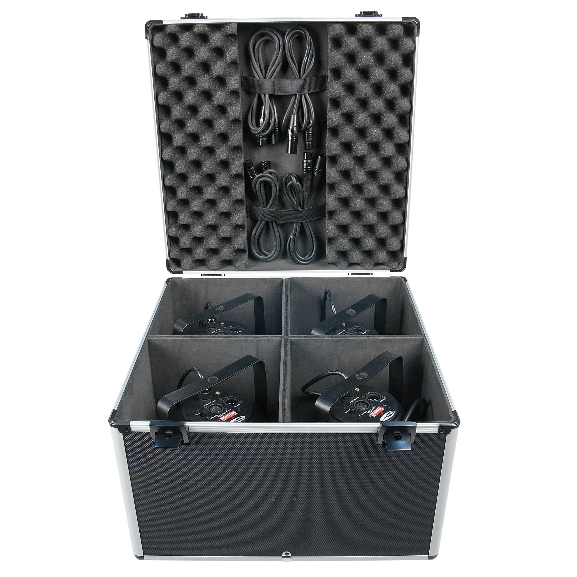 Showgear Case for 4x LED Par 56 Value Line