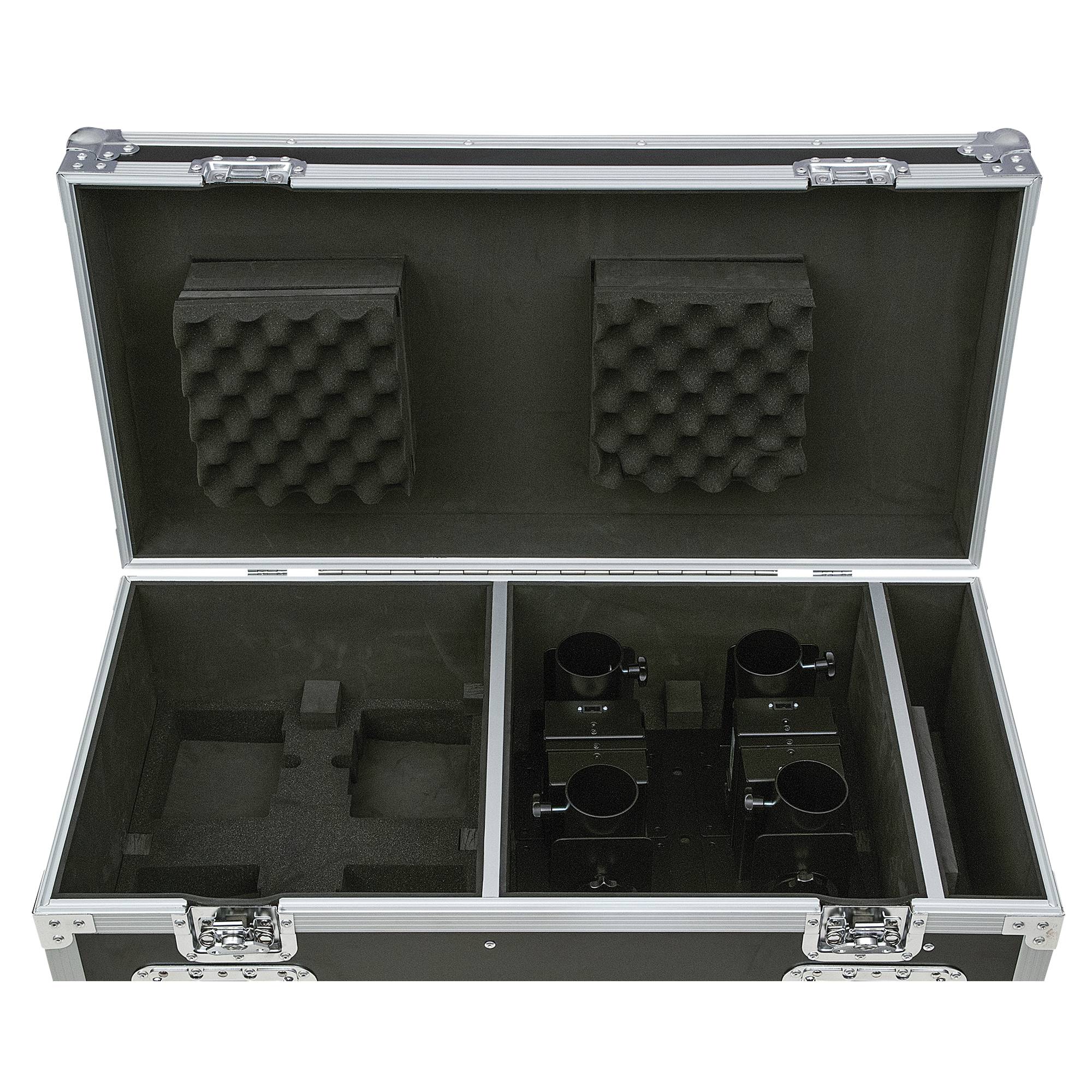 Showtec Case for 8x FX Shot & 4x Base Plate Flightcase