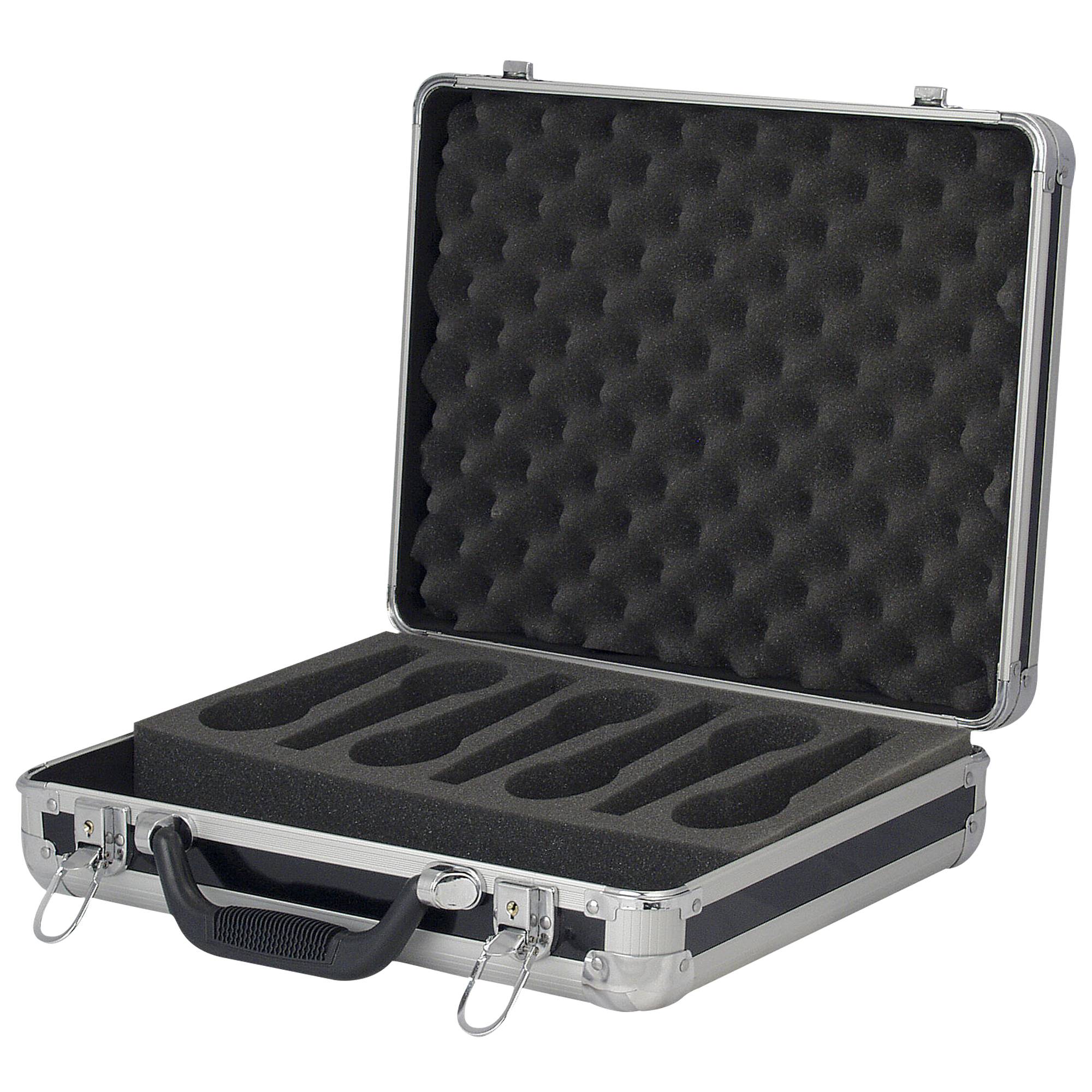 Showgear Case for 7 Microphones Schwarz