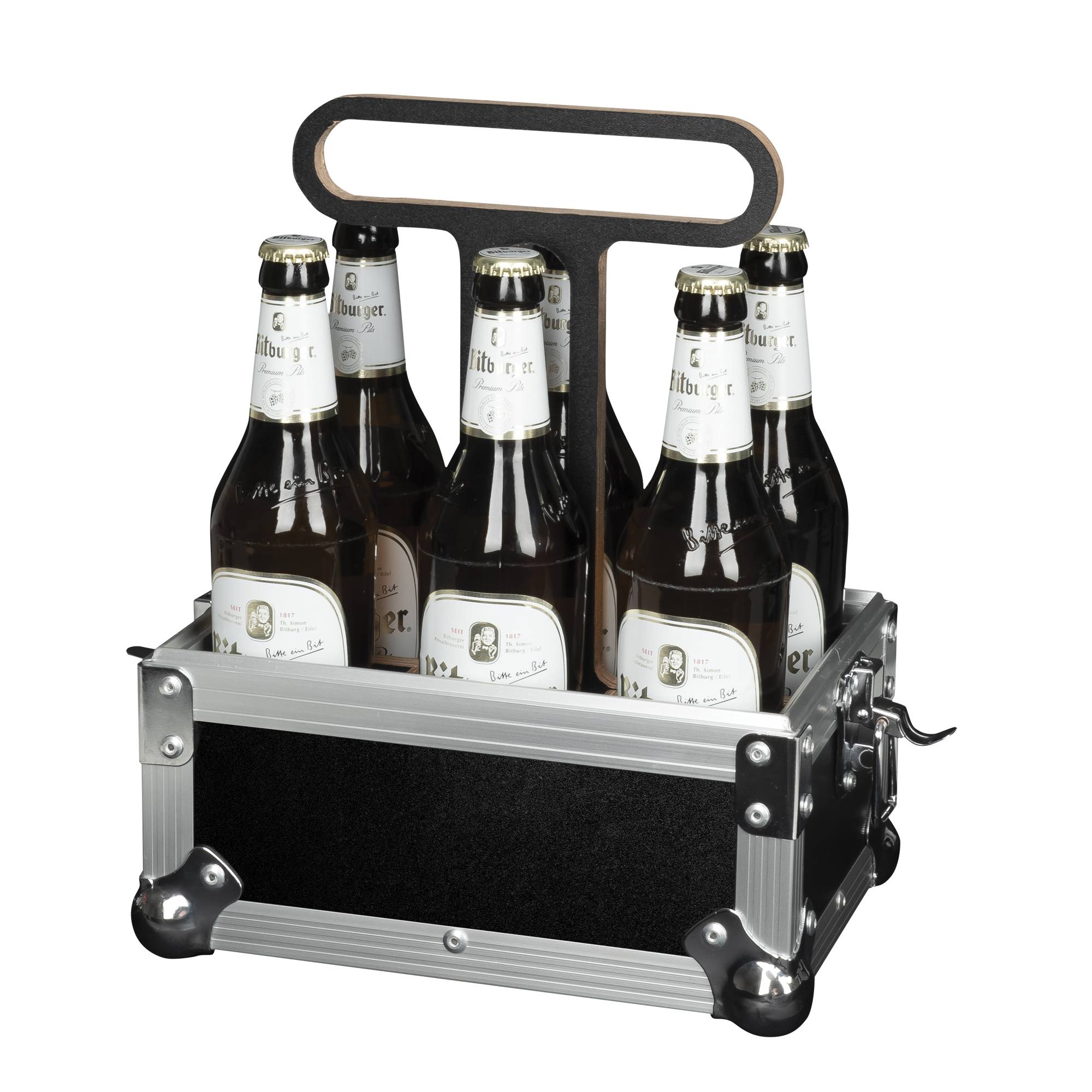 Showgear Case for Beer Bottles Bis zu 6 Bierflaschen