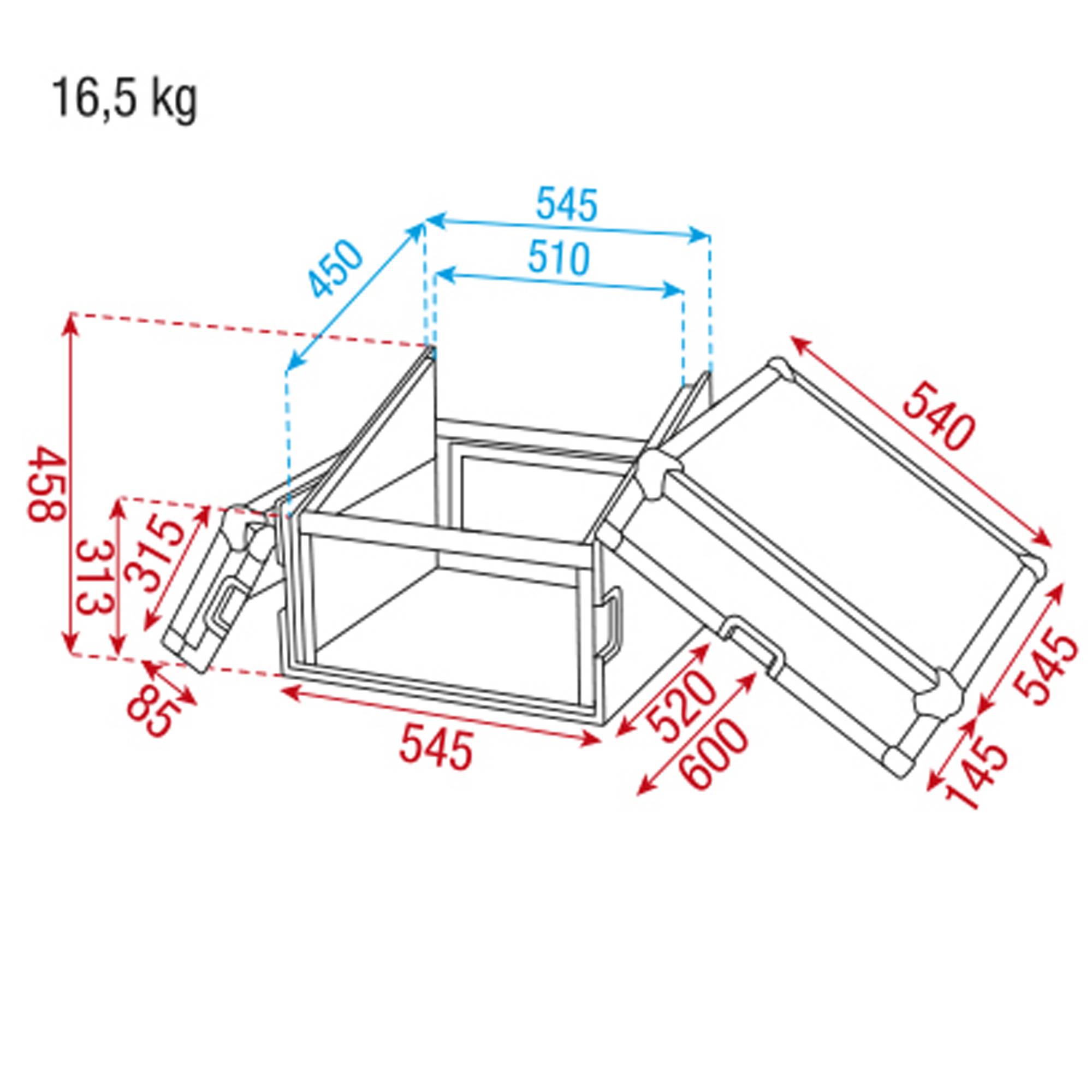 Showgear Combi Case 6HE + 10HE top