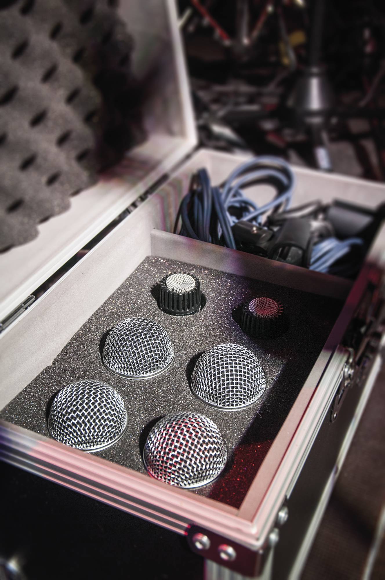 Showgear Pro Case for 6 Mics Professionelles Case für 6 Mikrofone