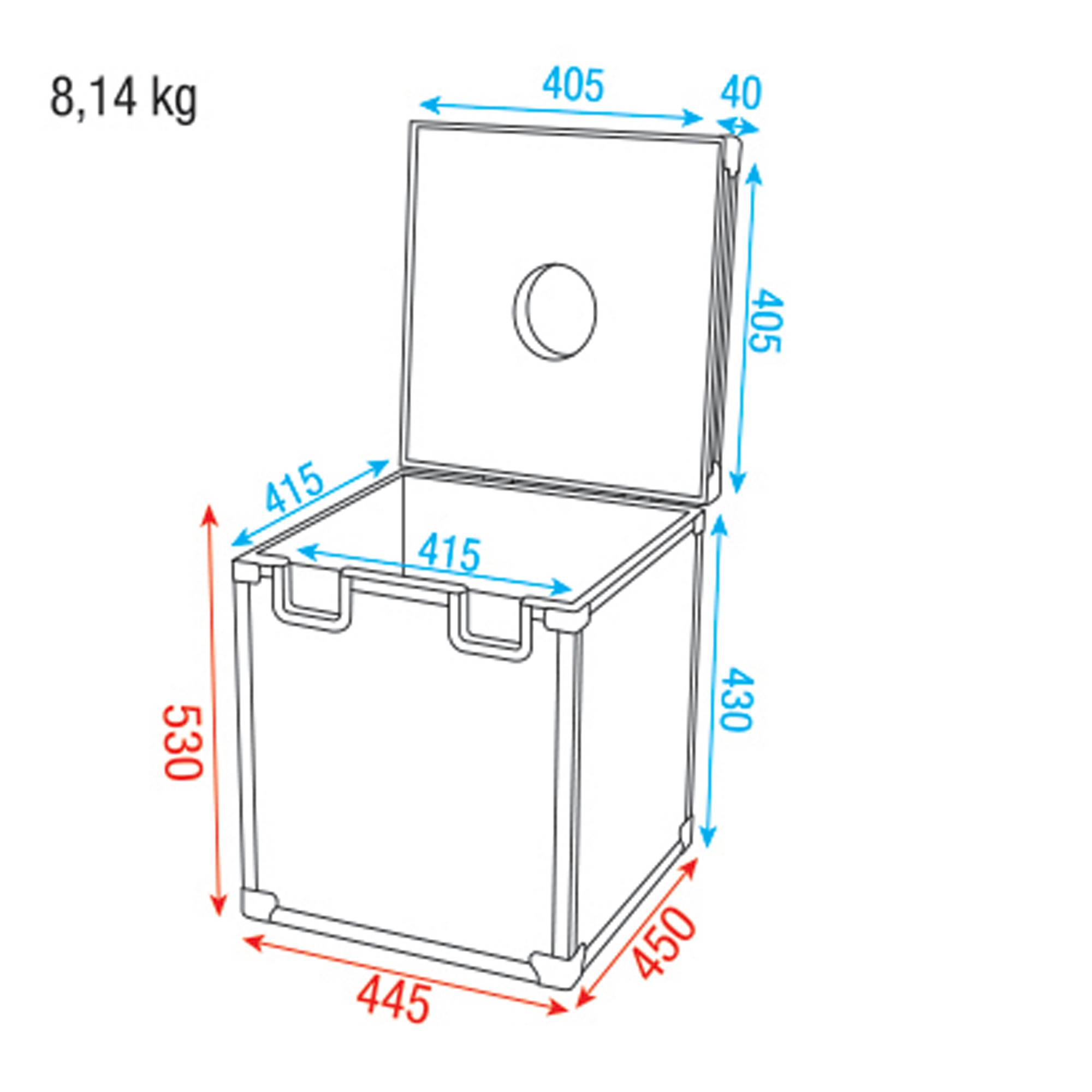 Showgear Case for 40 cm Mirror Ball Case für 40-cm-Spiegelkugel