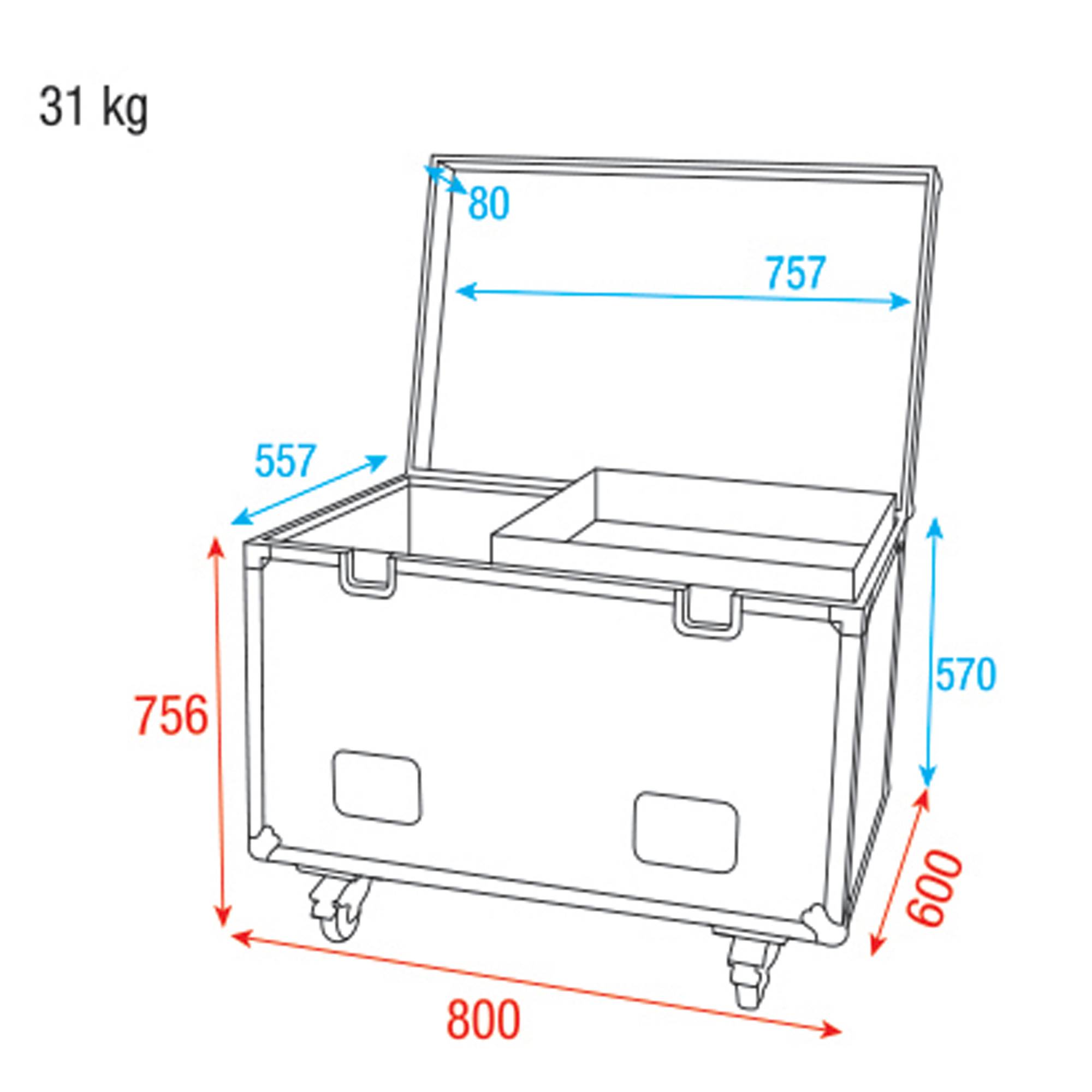 Showgear Multiflex Case 80 Premium Line