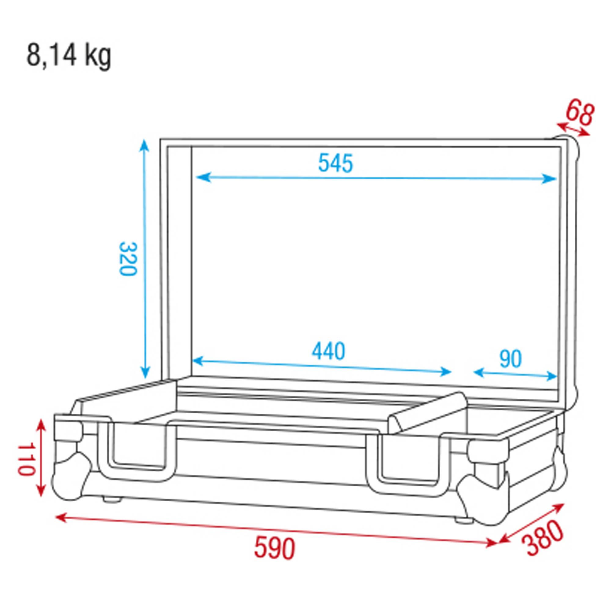 Showgear Conical Adapter Case III Für 24 Adapter & 50 Pins