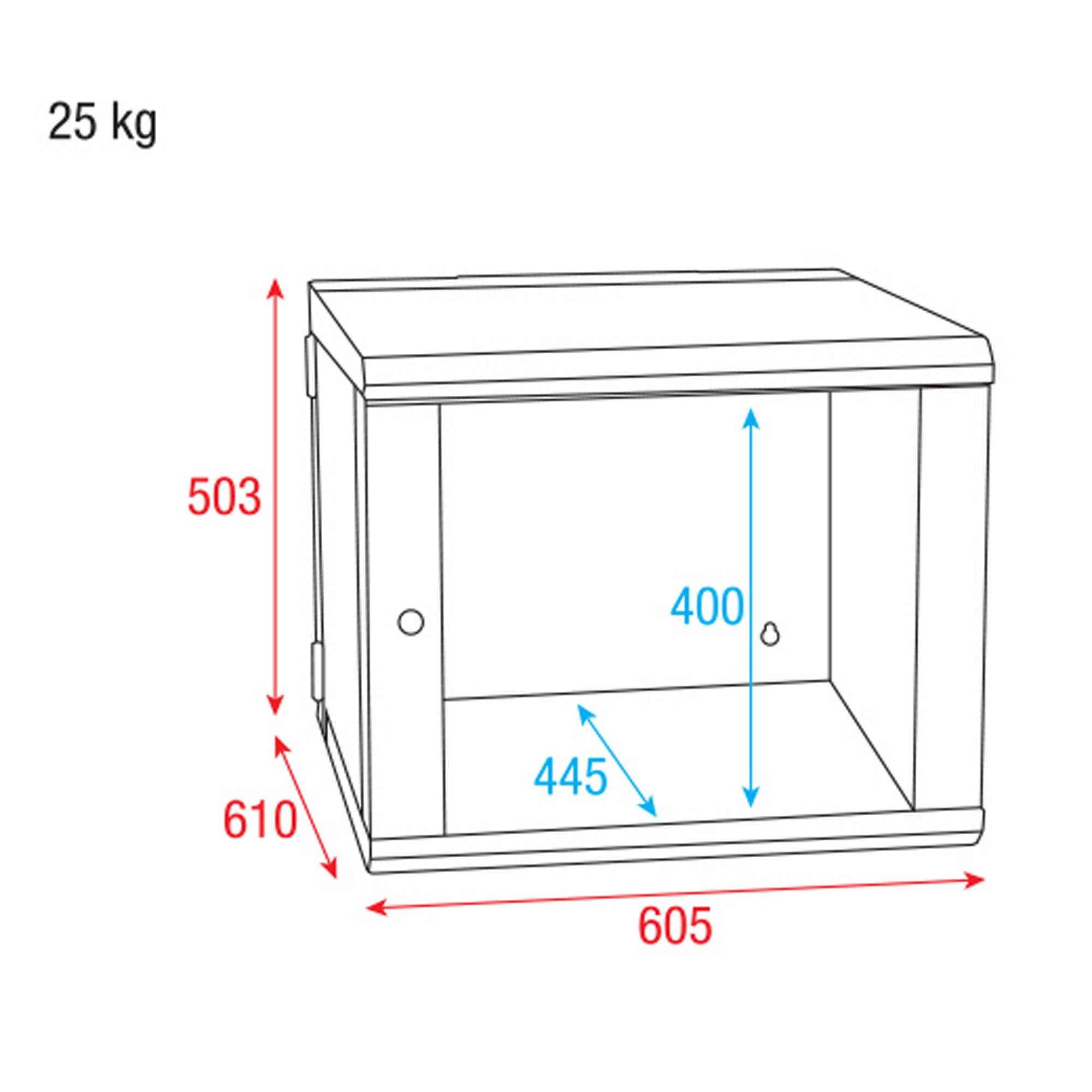 Showgear RCA-WMF-9 9U 19"-Rack-Gehäuse