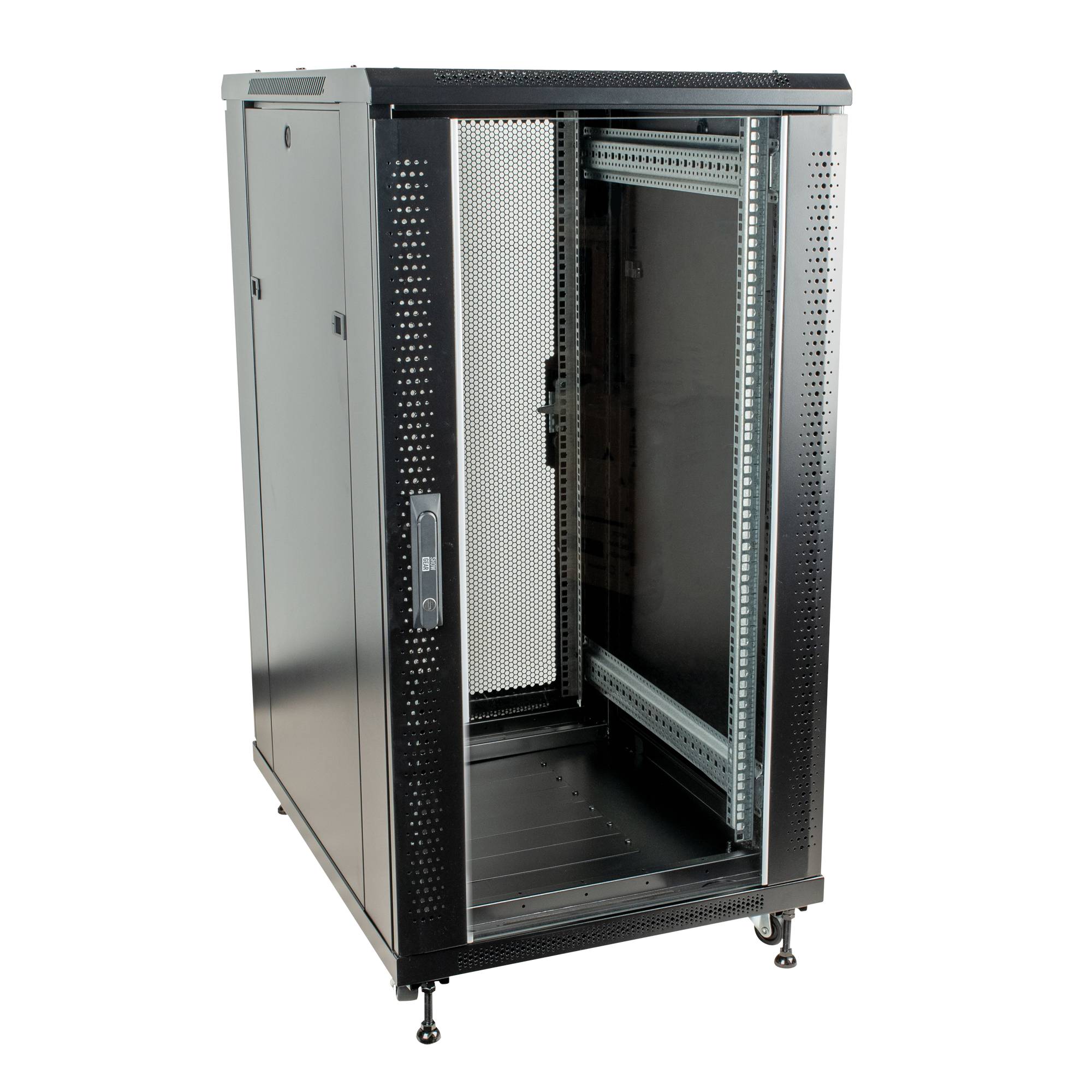 Showgear RCA-FSG-22 22 U Netzwerkschrank mit Glastür