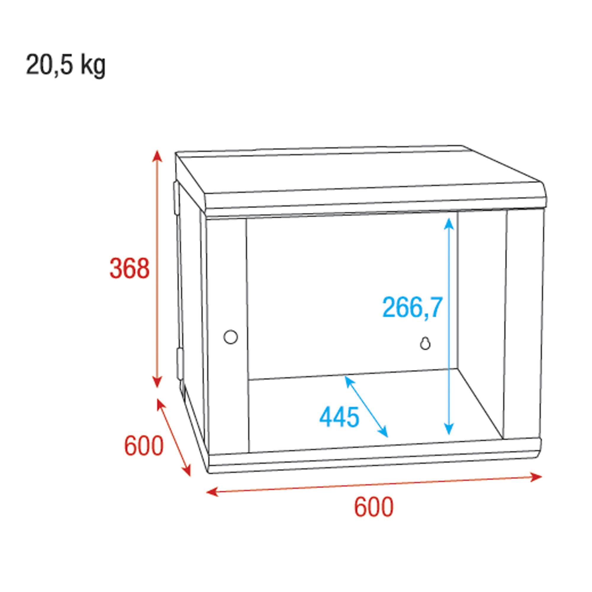 Showgear RCA-WMF-6 6U 19"-Rack-Gehäuse