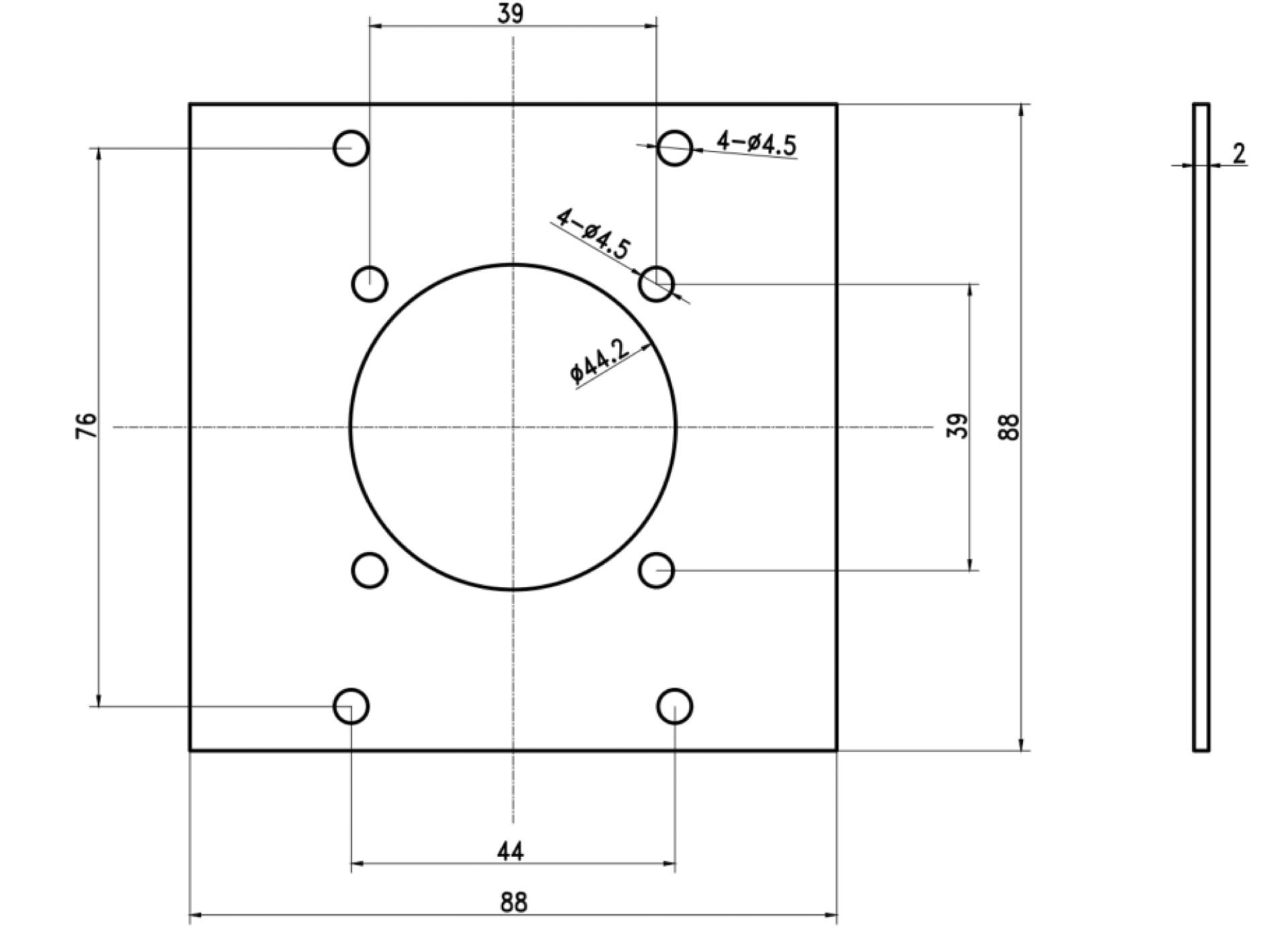 Showgear Schuko Panel Schuko