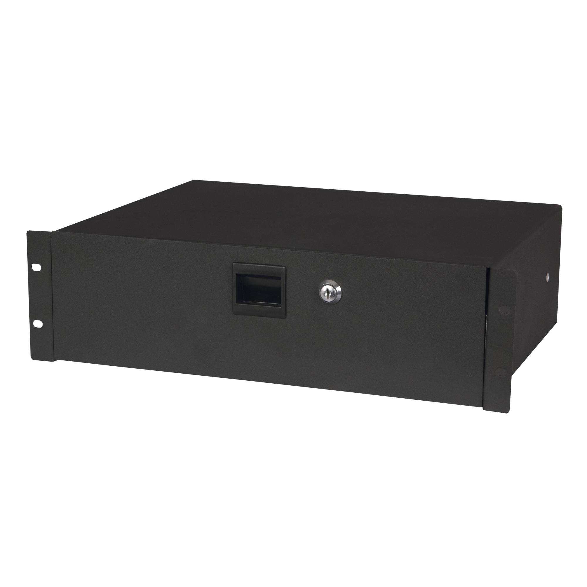 Showgear 19 Inch Drawer with keylock 3HE (483 x 350 x 132 mm, LxBxH)/7,7 kg