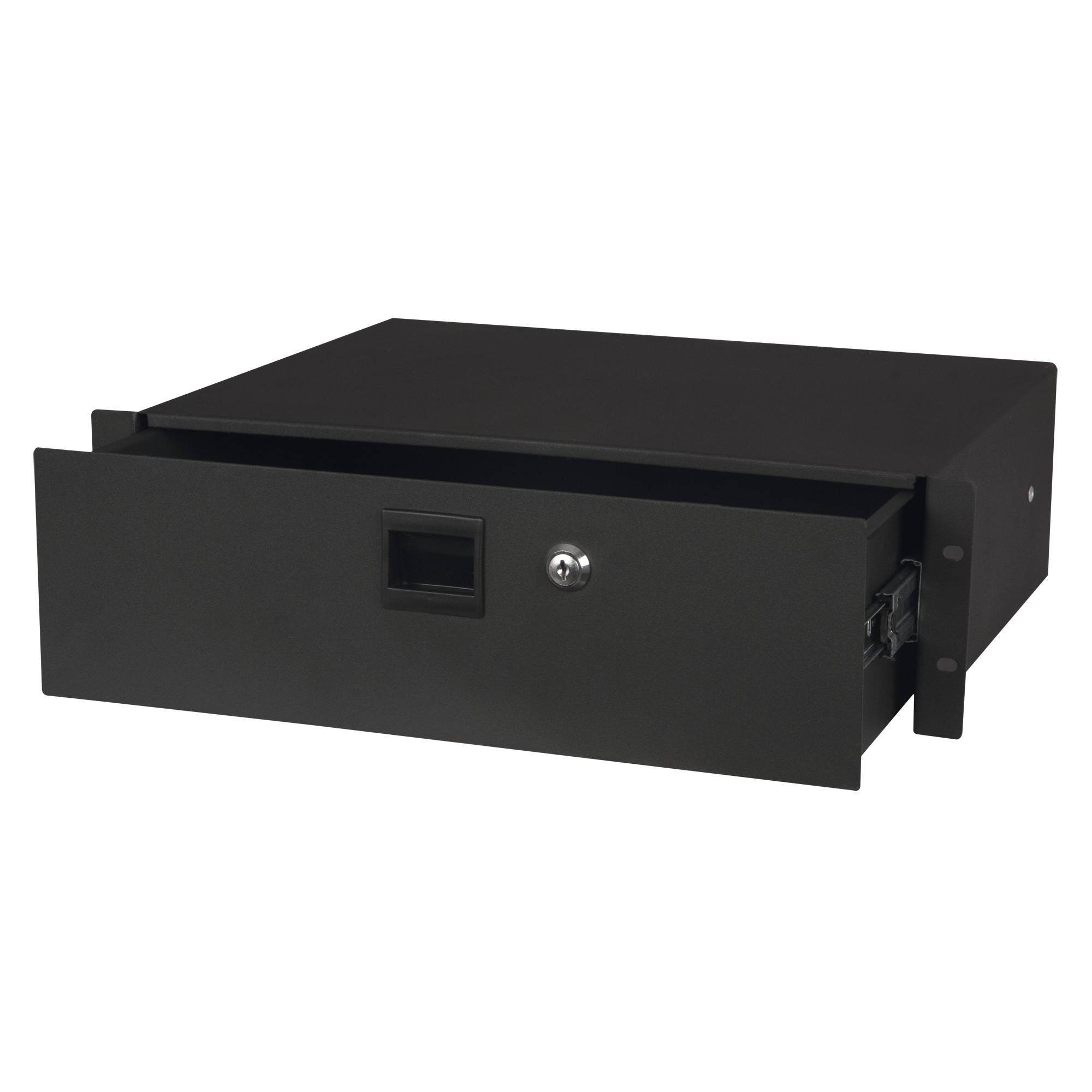 Showgear 19 Inch Drawer with keylock 3HE (483 x 350 x 132 mm, LxBxH)/7,7 kg