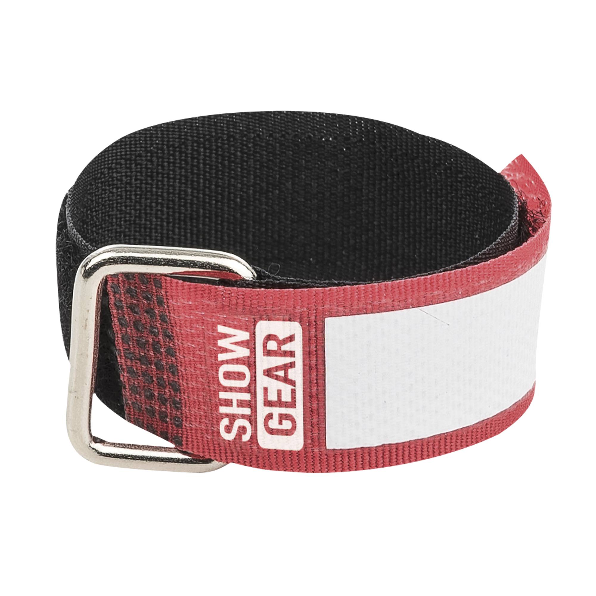 Showgear Hook and Loop Fastener 200 x 20 mm - Rot - 10er Set