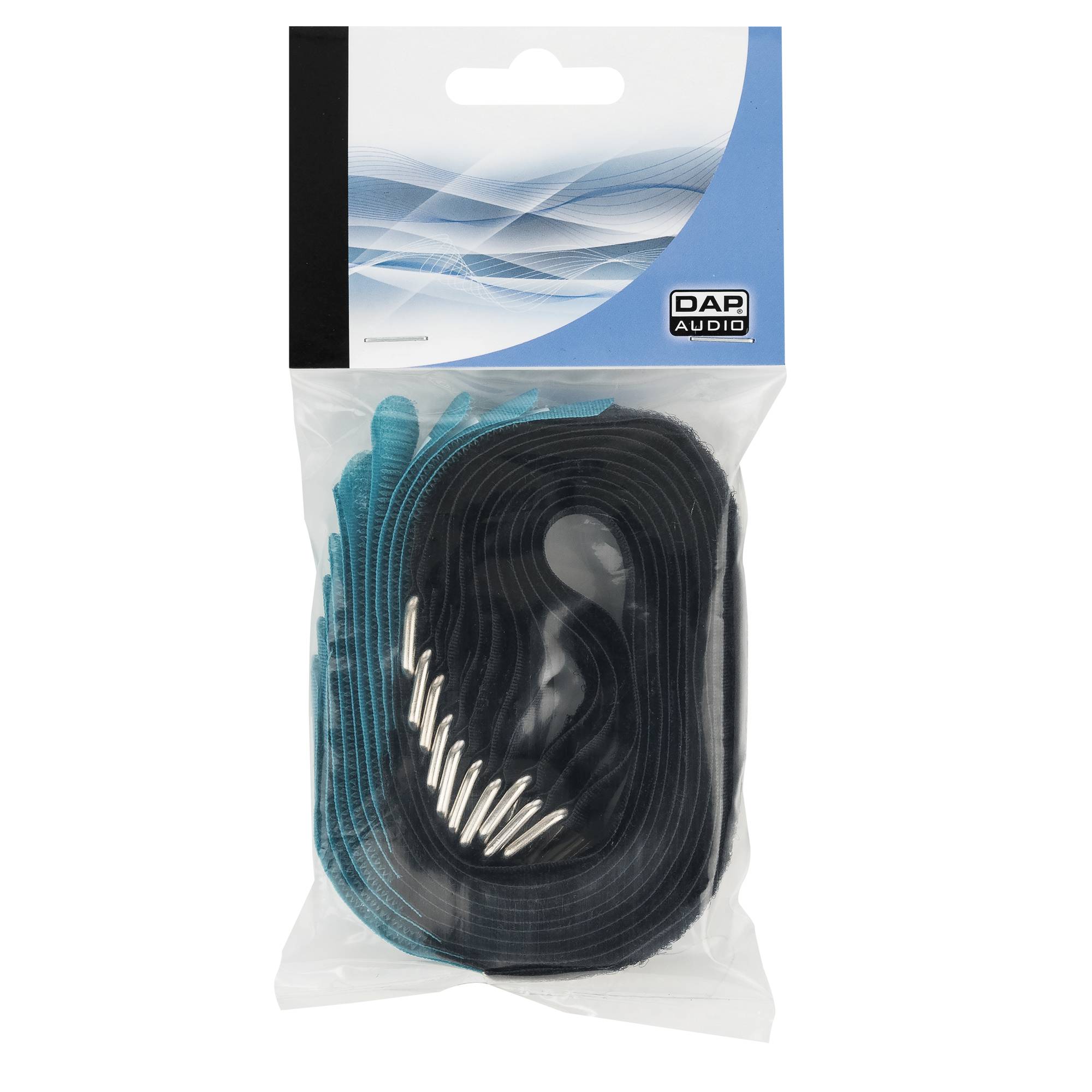 Showgear Hook and Loop Fastener 300 x 20 mm - Grün - 10er Set