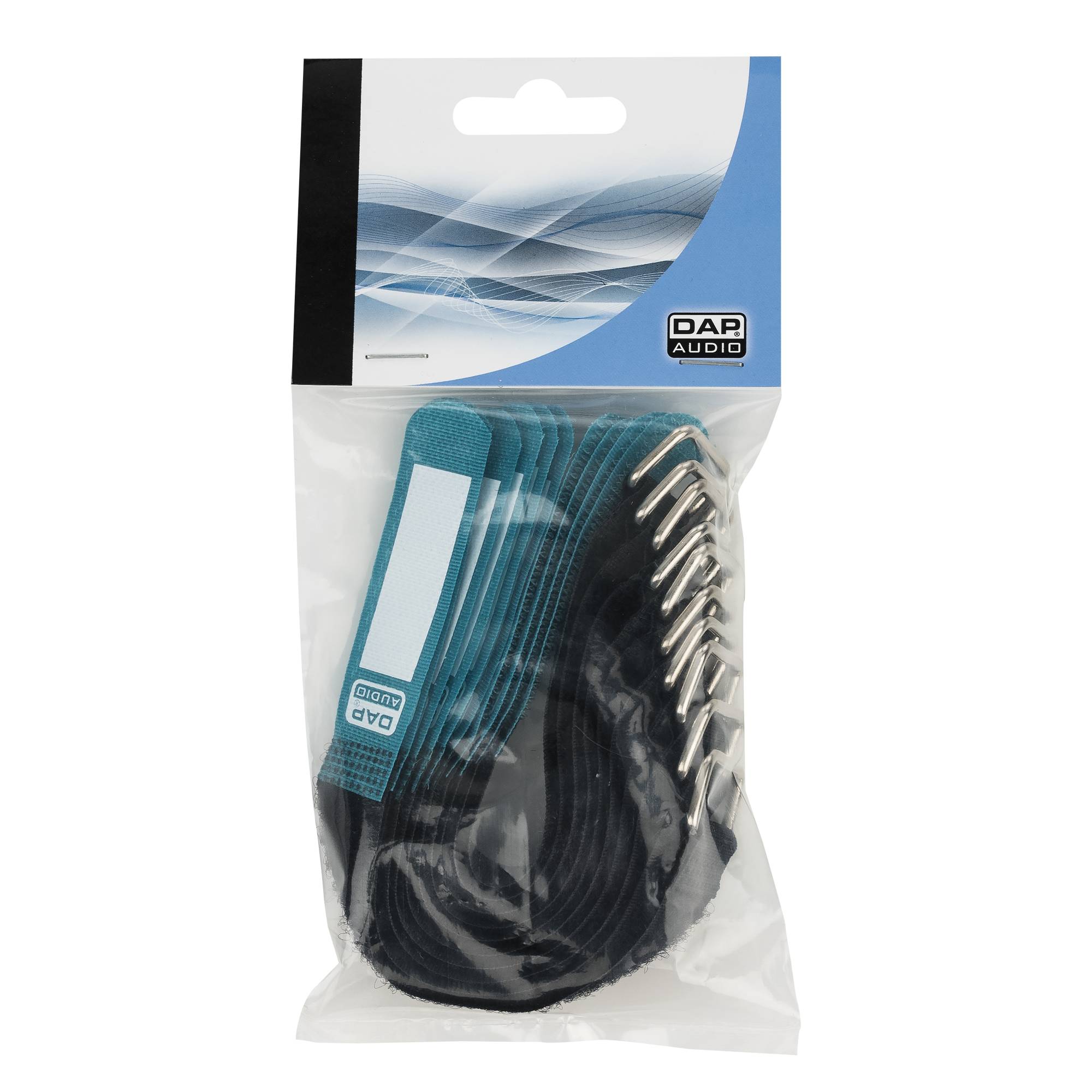 Showgear Hook and Loop Fastener 200 x 20 mm - Grün - 10er Set