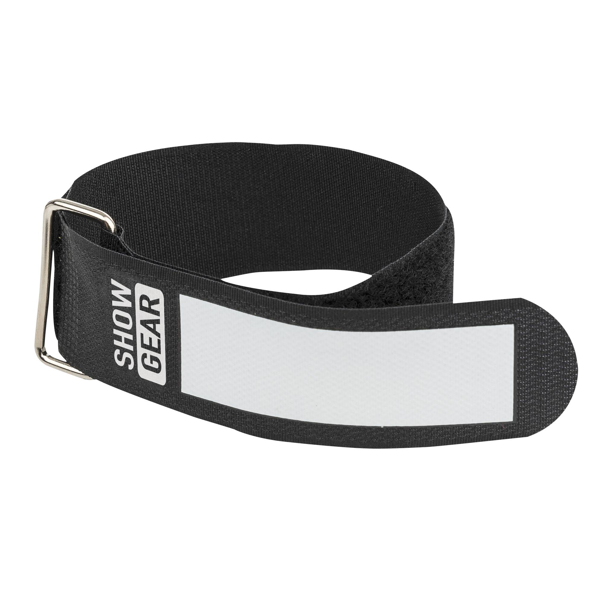 Showgear Hook and Loop Fastener 400 x 40 mm - Schwarz - 10er Set