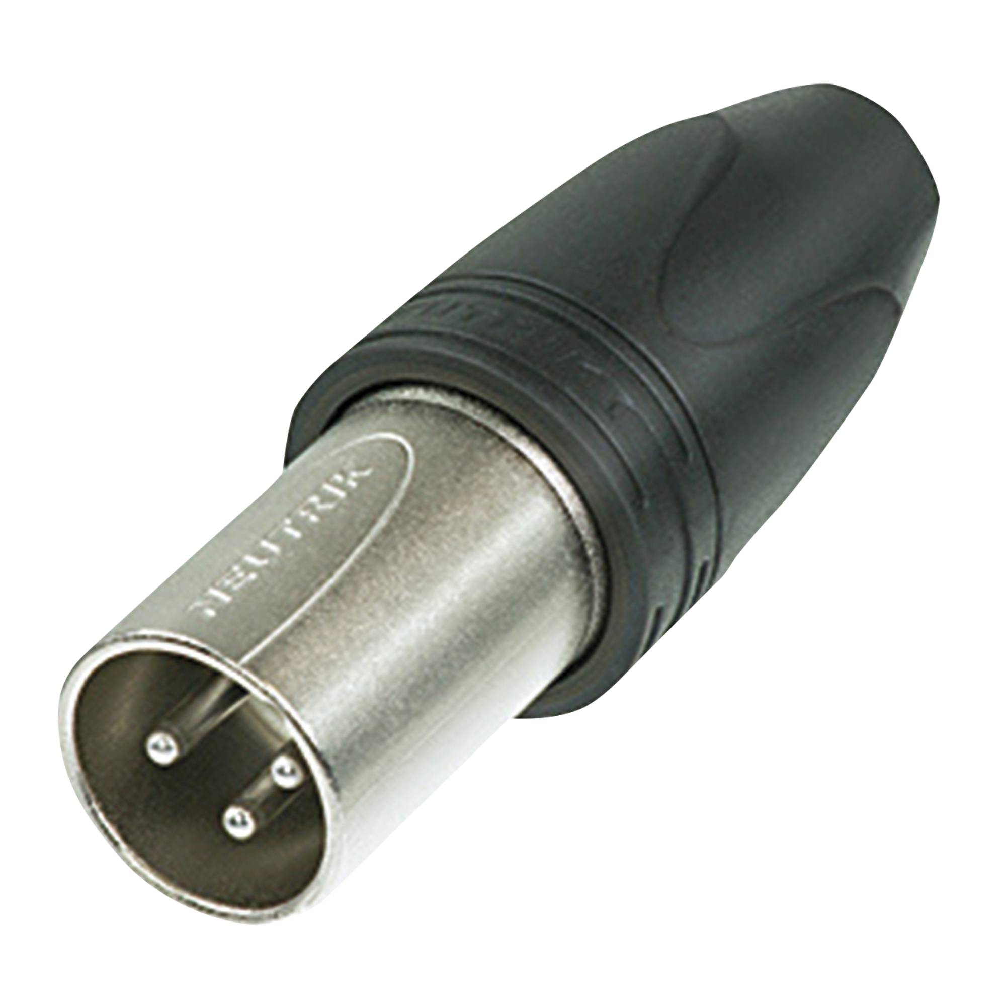 Neutrik XLR 3P 'Heavy Duty' IP Connector male - Neutrik XX HD Box mit 25 Stück - (silbernes Metallgehäuse - Goldkontakte)