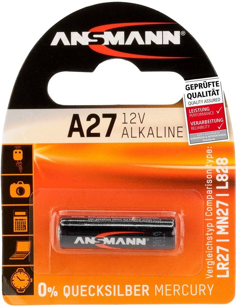 10 Stk. Hückmann Batterie Alkaline 12V A27