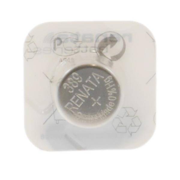 10 Stk. Hückmann Uhrenbatterie 1,55V 389 RE389-RENATA
