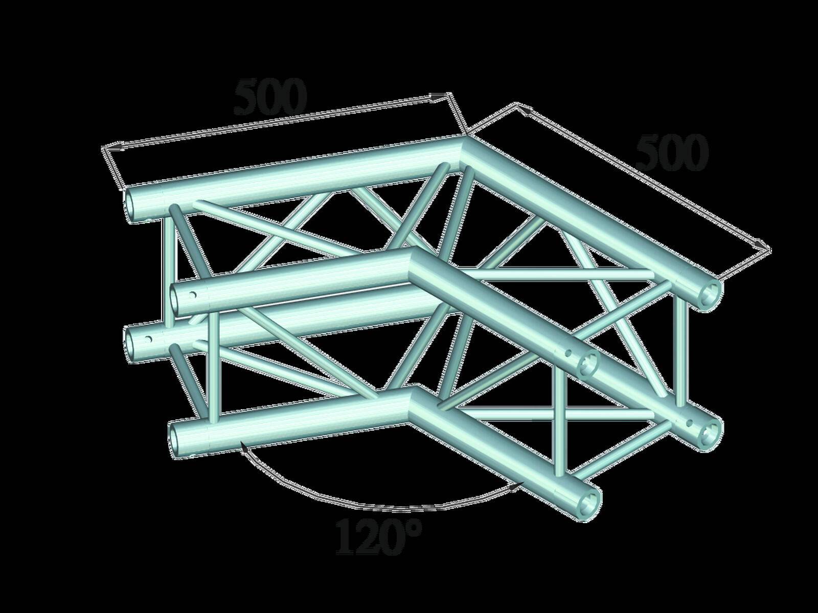 ALUTRUSS QUADLOCK S6082C-22 2-Wege-Ecke 120°