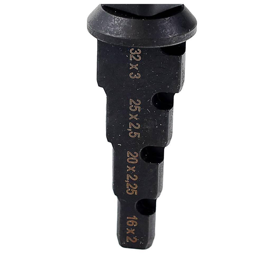 Sanpro Kalibrierer / Entgrater für Verbundrohr 16x2, 20x2,25, 25x2,5, 32x3