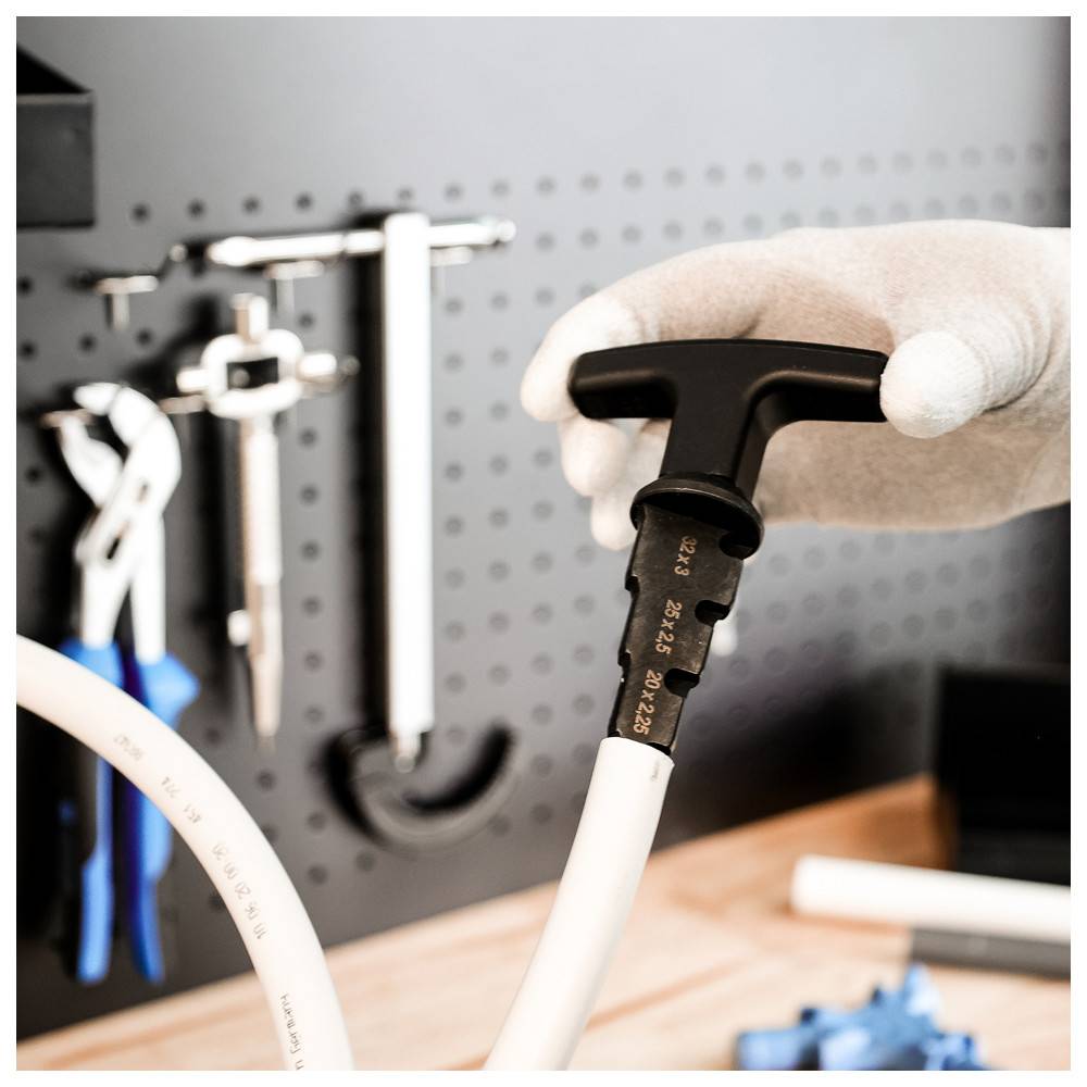 Sanpro Kalibrierer / Entgrater für Verbundrohr 16x2, 20x2,25, 25x2,5, 32x3