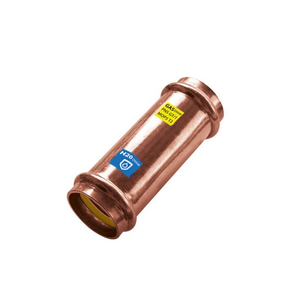Sanpro Pressfitting Kupfer Kupplung - Muffe - Schiebemuffe, Größe V 12 Sanpro Pressfitting Kupfer Kupplung - Muffe - Schiebemuffe, Größe V 12
