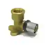 Sanpro THPRESS Pressfitting Wandwinkel - Wandscheibe IG, Größe 20x2 - Höhe 52 mm - Gewinde 1/2" Sanpro THPRESS Pressfitting Wandwinkel - Wandscheibe IG, Größe 20x2 - Höhe 52 mm - Gewinde 1/2"