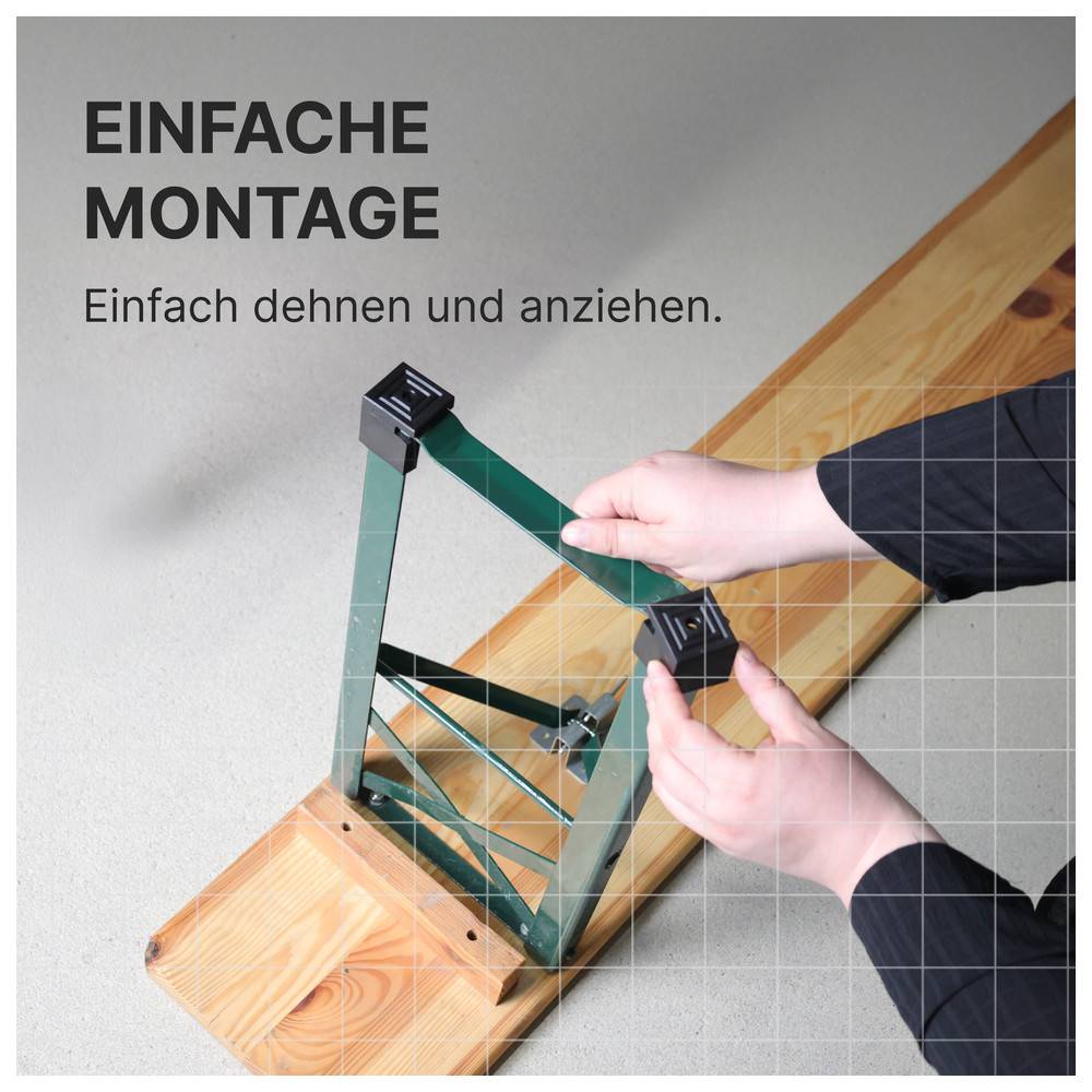 Sanpro Bodenschoner für Bierzelt - Garnitur / Festzeltgarnitur Bodenschoner, Anzahl 12 Stück