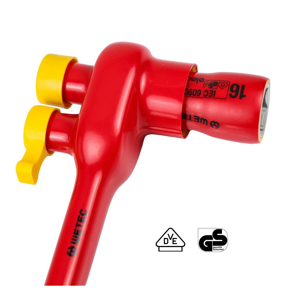 WETEC Umschaltknarre, DIN 7449, VDE, 3/8 "