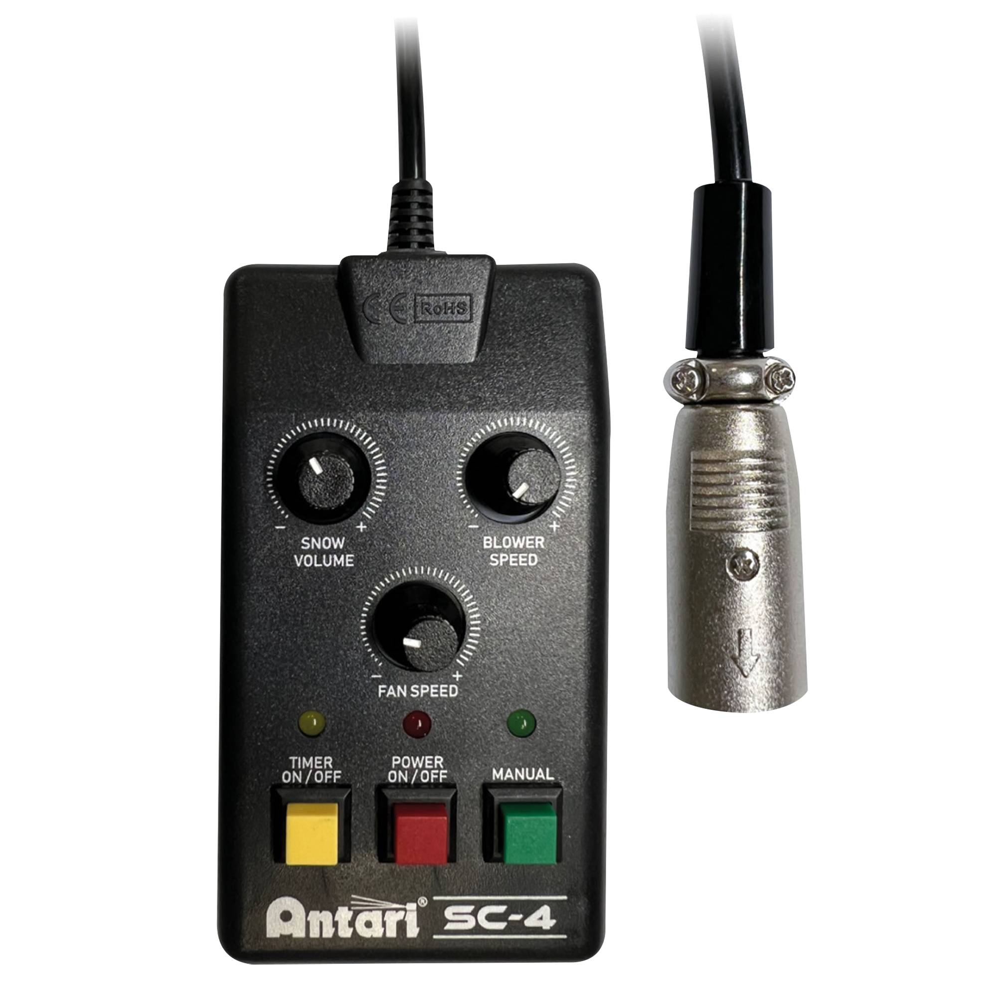 Antari SC-4 Timer Remote Controller Fernbedienung für S-600 mit Lautstärke, Lüfter-/Gebläsedrehzahl und Timer
