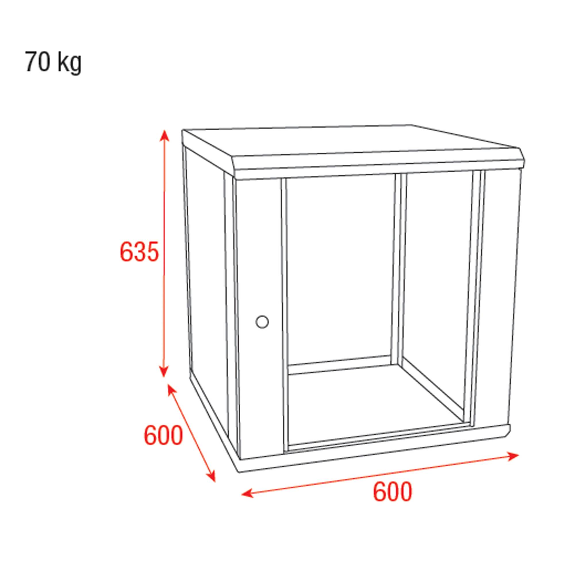 Showgear RCA-WMF-12 12U 19"-Rack-Gehäuse
