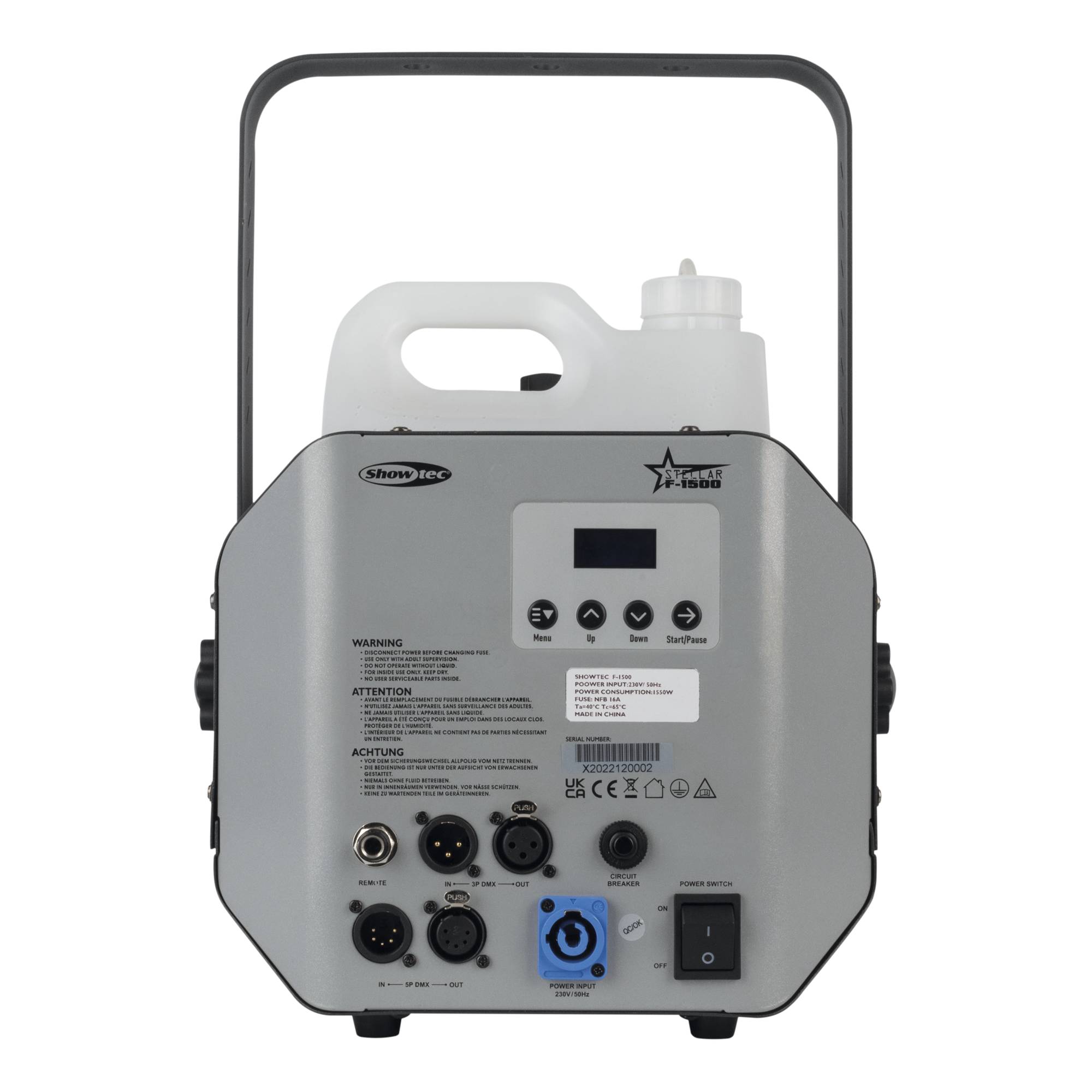 Showtec Stellar F-1500 Fogger 1500 W Nebelmaschine