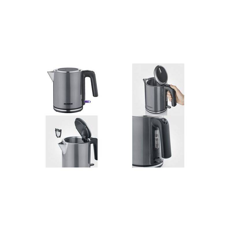 SEVERIN Wasserkocher WK 9574, Stone Grey