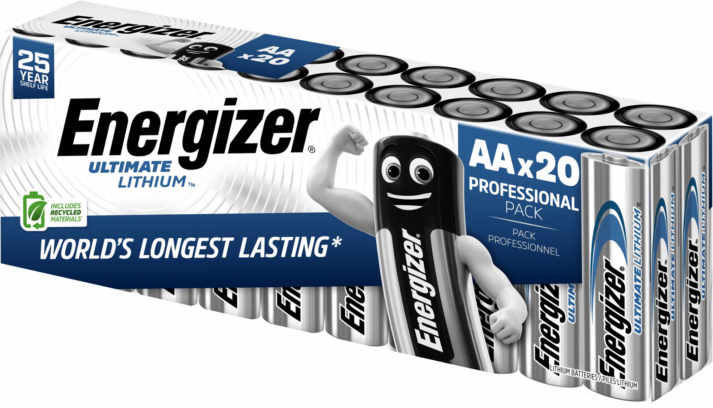 Energizer Ultimate Lithium L91-​AA-FR6-Mignon Li-​FeS2 - 20er Pac