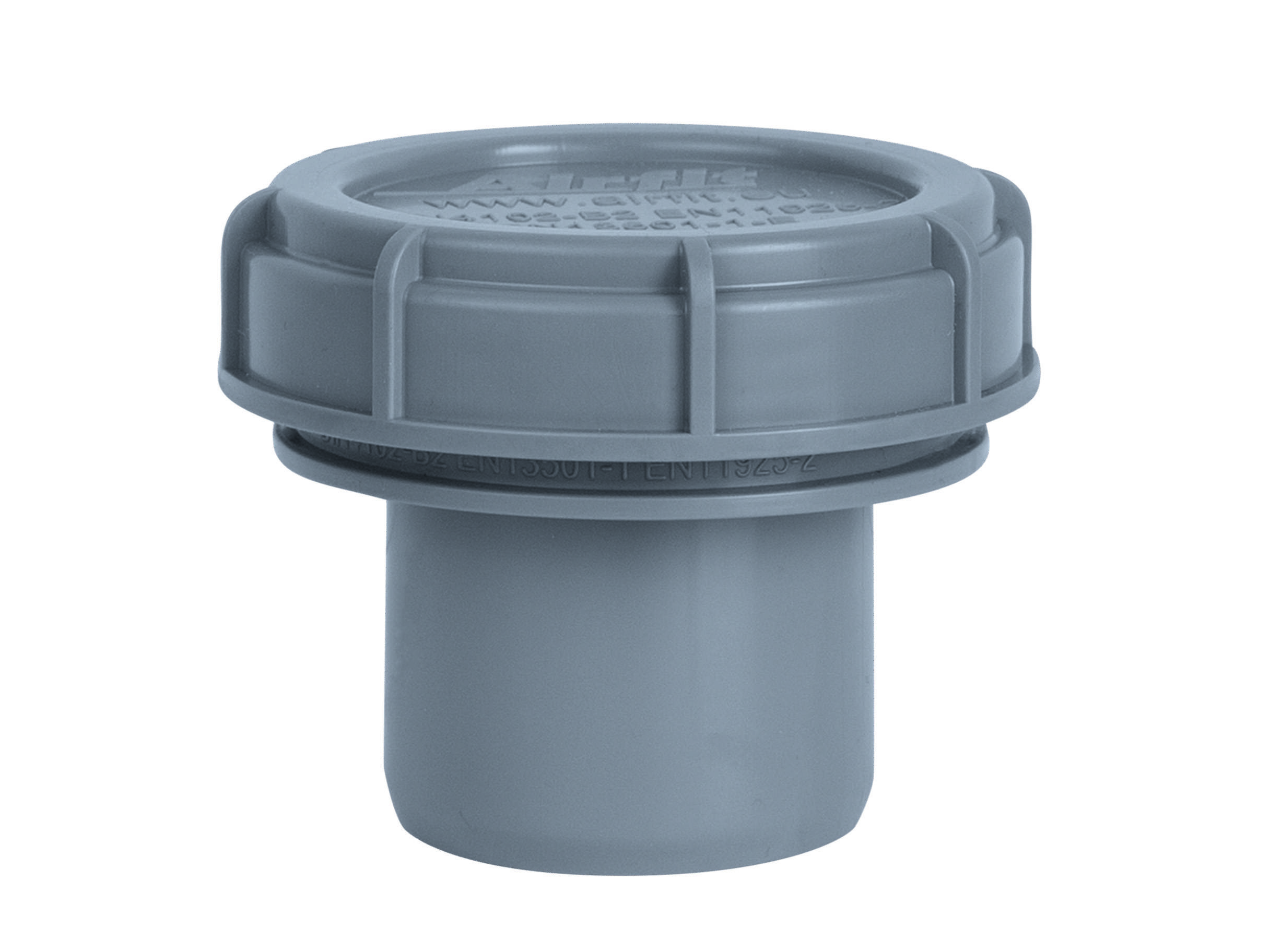 airfit Endstopfen DN 40mit Schraubverschlusskappe, grau