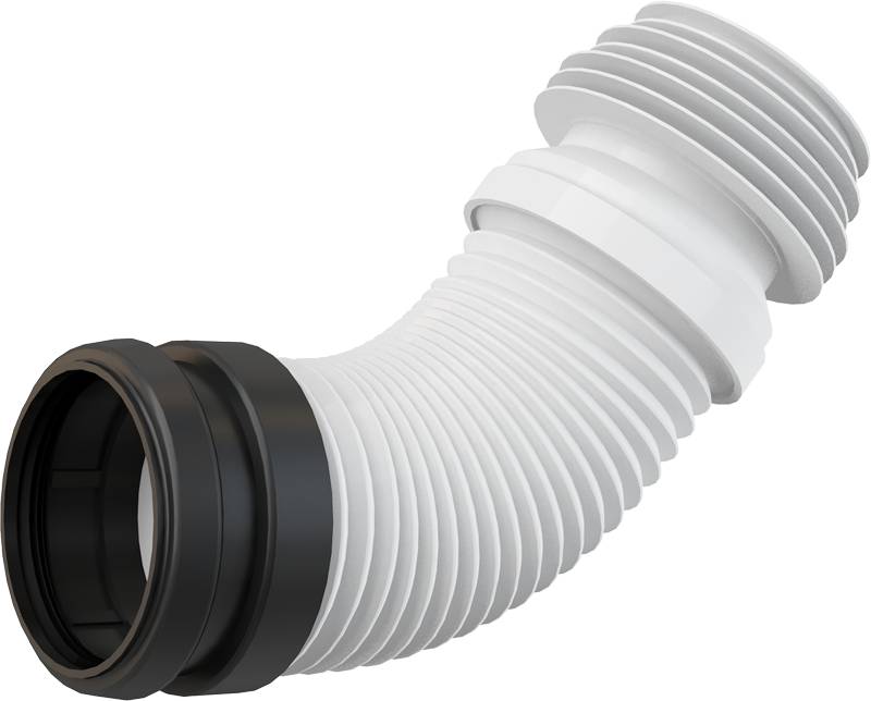 M9006 Abfluss Kniestück DN90/110 flexi