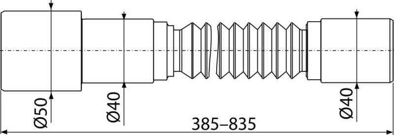 A795 Flexiverbindung 50/40×40