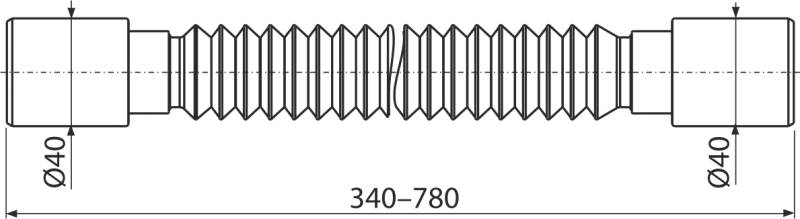 A710 Flexiverbindung 40×40