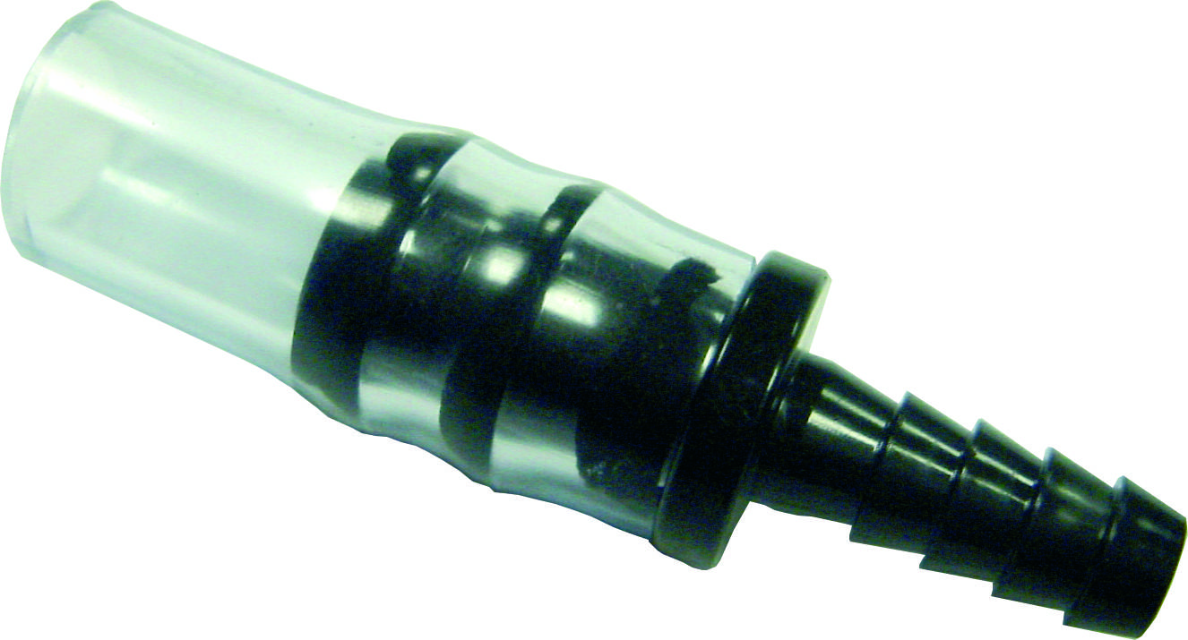 Sauermann Reduzierstück für Ableitungen von Zentrifugalpumpen, von Ø 10 mm (3/8'') auf Ø 6 mm (1/4'') - Set mit 5 Stk.