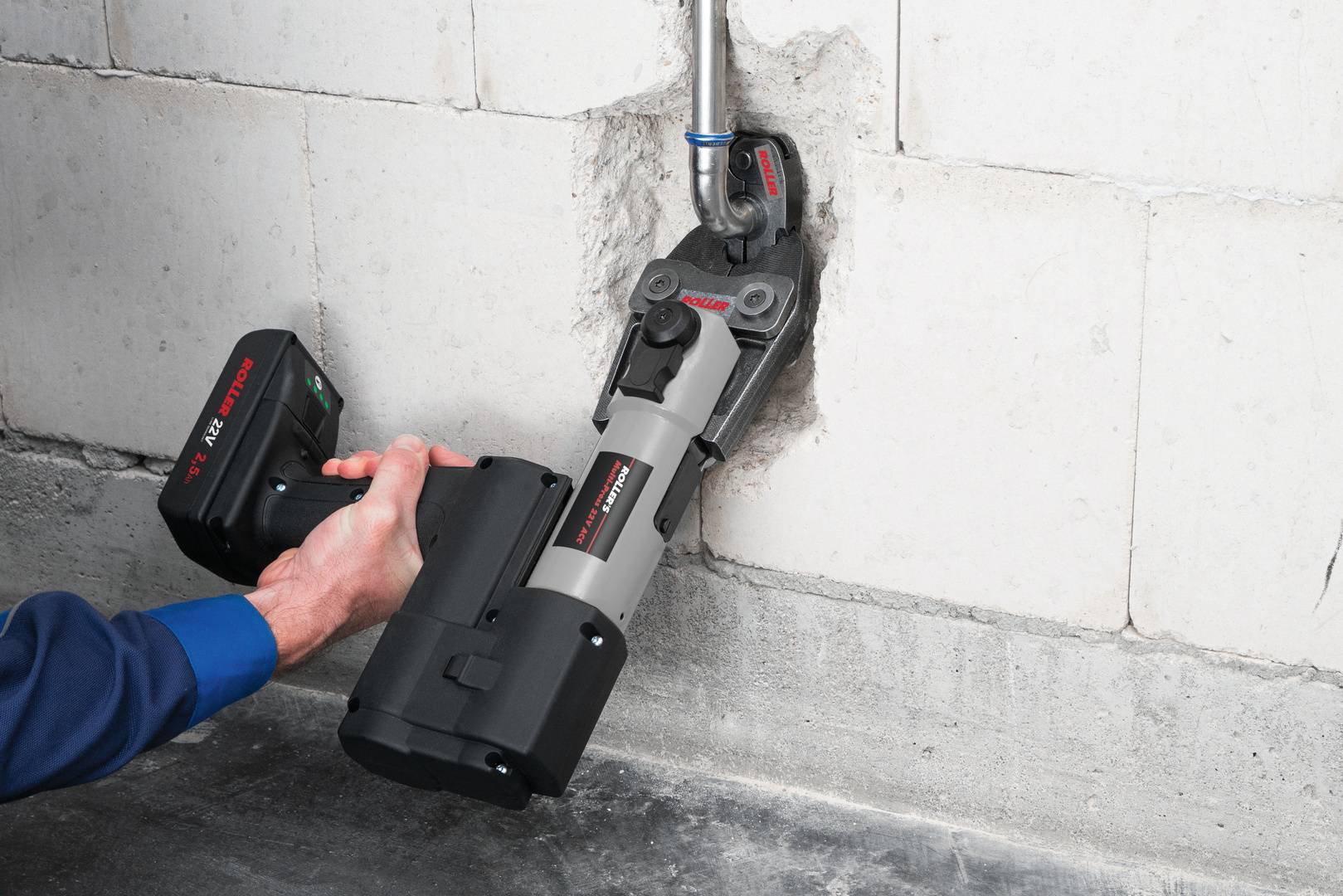 Roller´s Multi-Press 22V ACC Basic-Pack 1x Akku 21,6V 2,5Ah, Ladegerät, Koffer