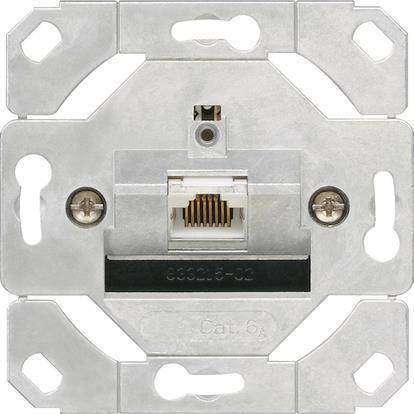 GIRA 245100 Netzwerk Cat.6A 1fach Einsatz Anschlussdose Install.Baumaterial Schaltermat/Geb.Steu