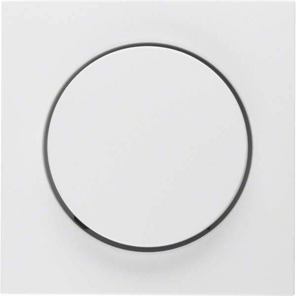 BER S1 Dimmer-Abdeckung für 11371909 Drehdimmer polarweiss matt Install.Baumaterial Schalter