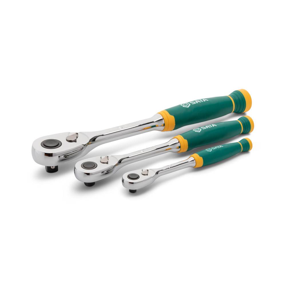 SATA Umschaltknarren Satz mit Komfortgriff, 3-tlg.