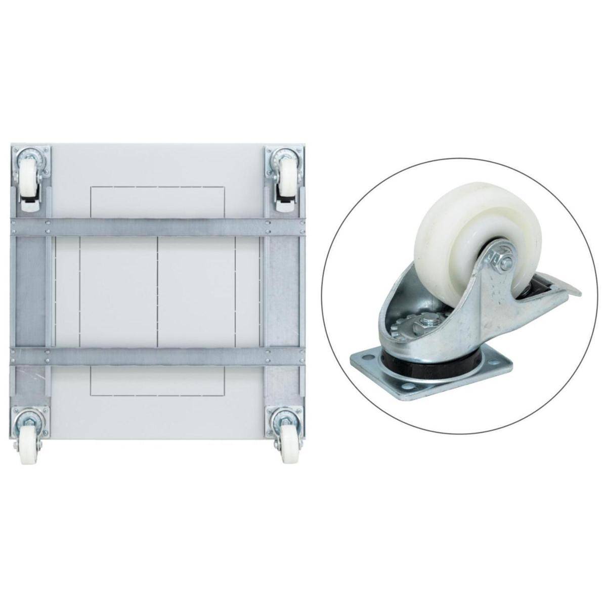 RAX-RK-T66-X1 - Rollensatz mit Verstärkungsrahmen 600x600 für RDARTA Tragkraft 1500 kg