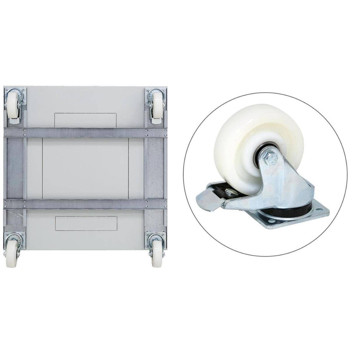 RAX-RK-H86-X1 - Rollensatz mit Verstärkungsrahmen 800x600 für RDA Tragkraft 1900 kg