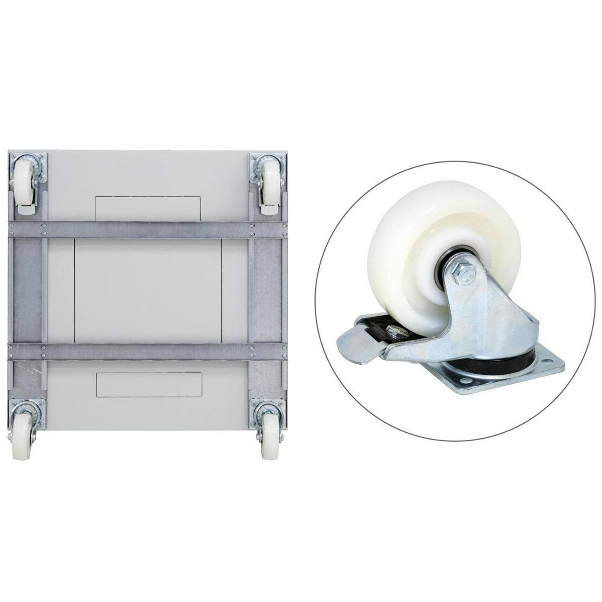 RAX-RK-H81-X1 - Rollensatz mit Verstärkungsrahmen 800x1000 für RDA Tragkraft 1900 kg