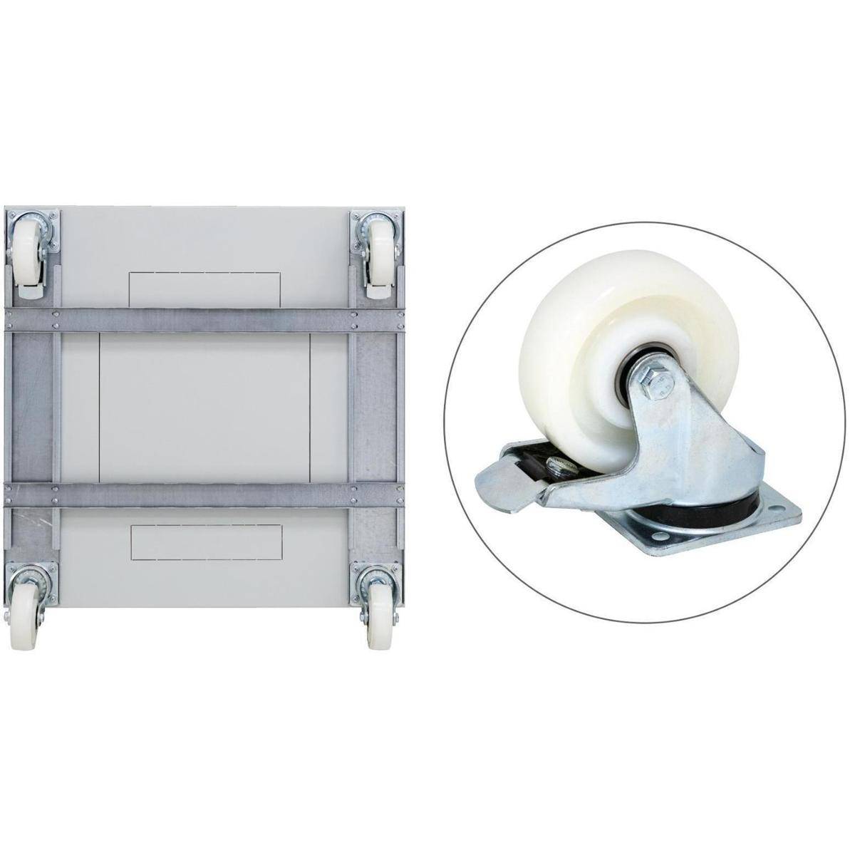 RAX-RK-H82-X1 - Rollensatz mit Verstärkungsrahmen 800x1200 für RDA Tragkraft 1900 kg