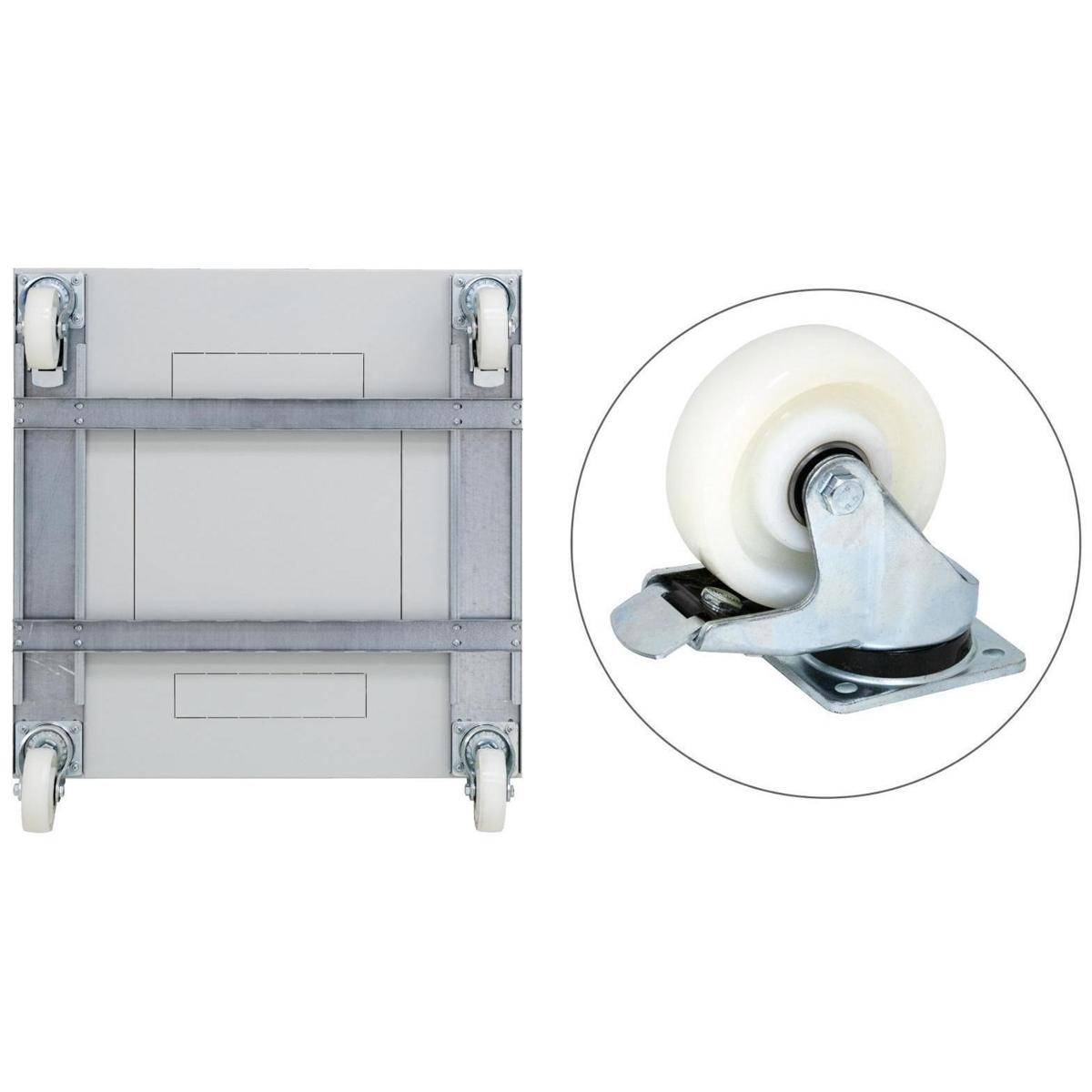 RAX-RK-H89-X1 - Rollensatz mit Verstärkungsrahmen 800x900 für RDA Tragkraft 1900 kg