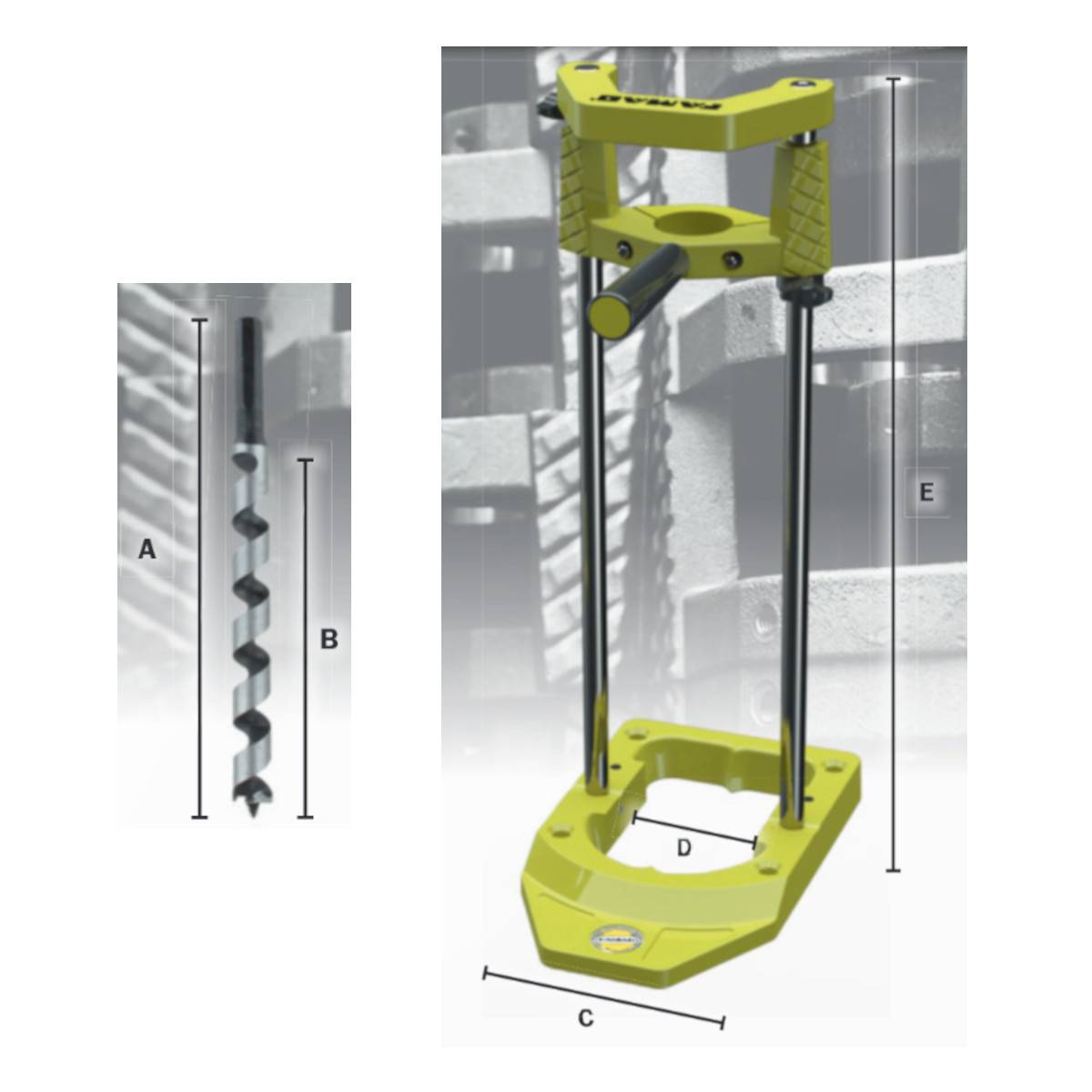 Famag Senkvorrichtung mit Stabilisator ohne Federn 1405.320