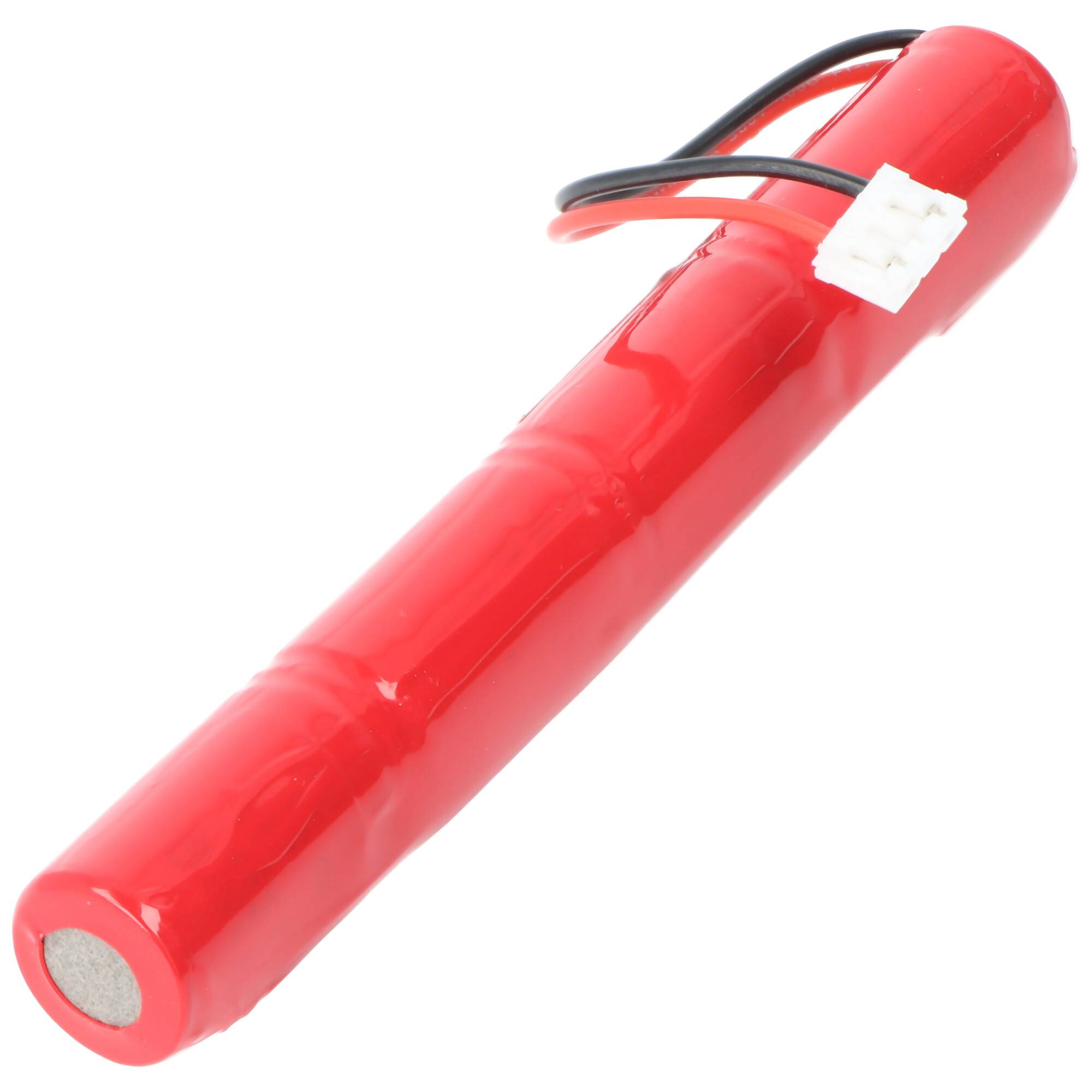 Notleuchtenakku NiMH 4,8V 750mAh, 2/3AA Size, mit Kabel und Stecker JST EHR-03, Maße 115 x 14mm